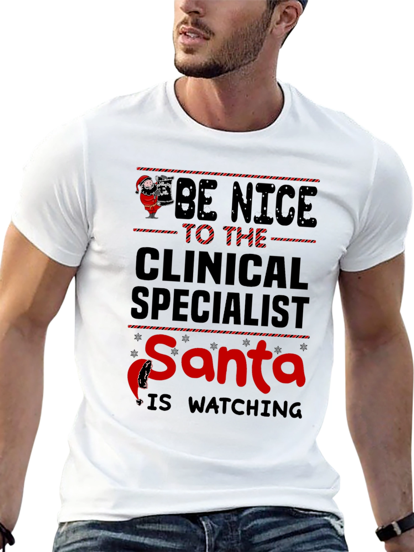 Clinical Specialist Santa T-Shirt