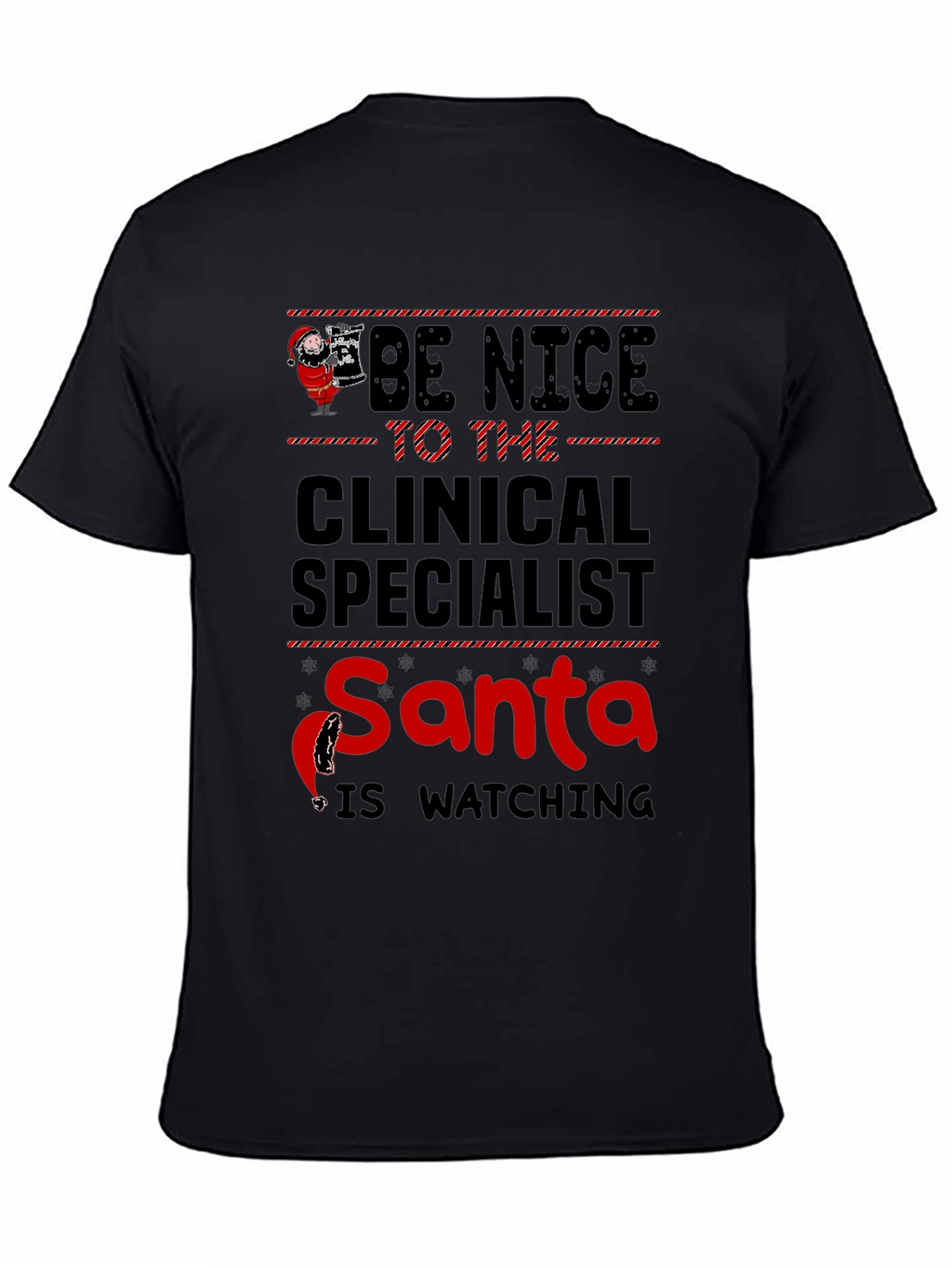 Clinical Specialist Santa T-Shirt