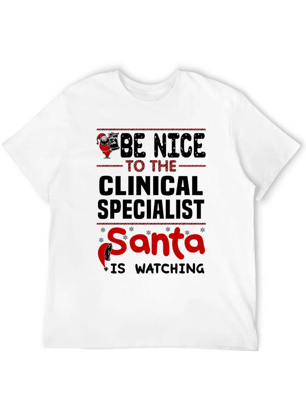 Clinical Specialist Santa T-Shirt