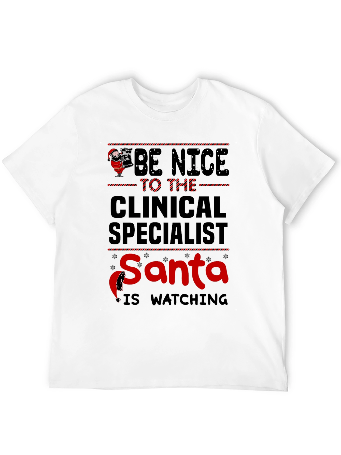 Clinical Specialist Santa T-Shirt