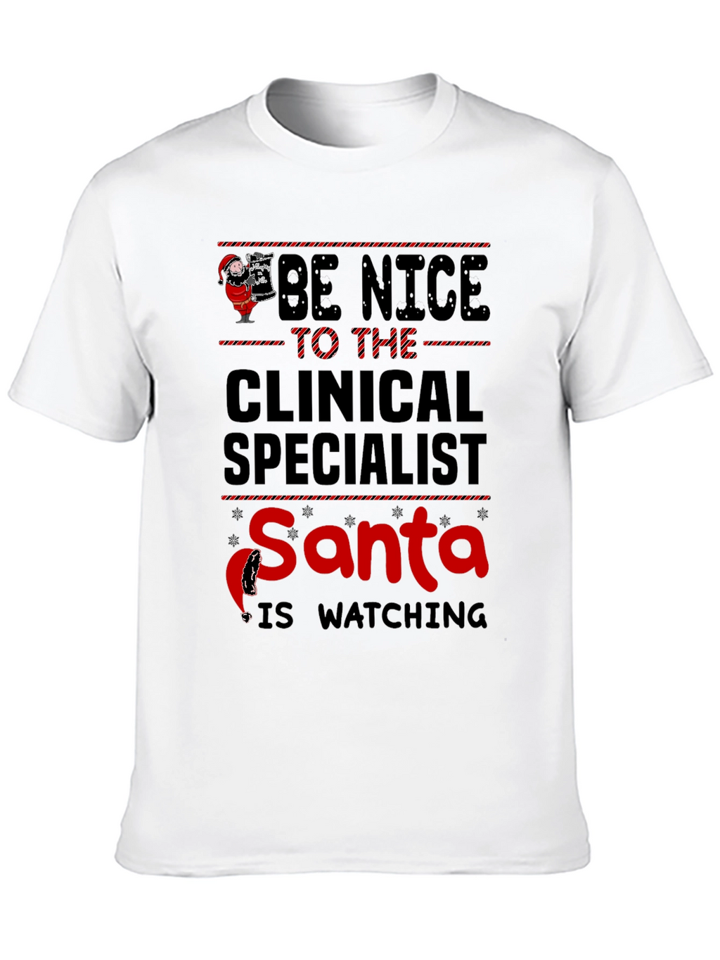 Clinical Specialist Santa T-Shirt