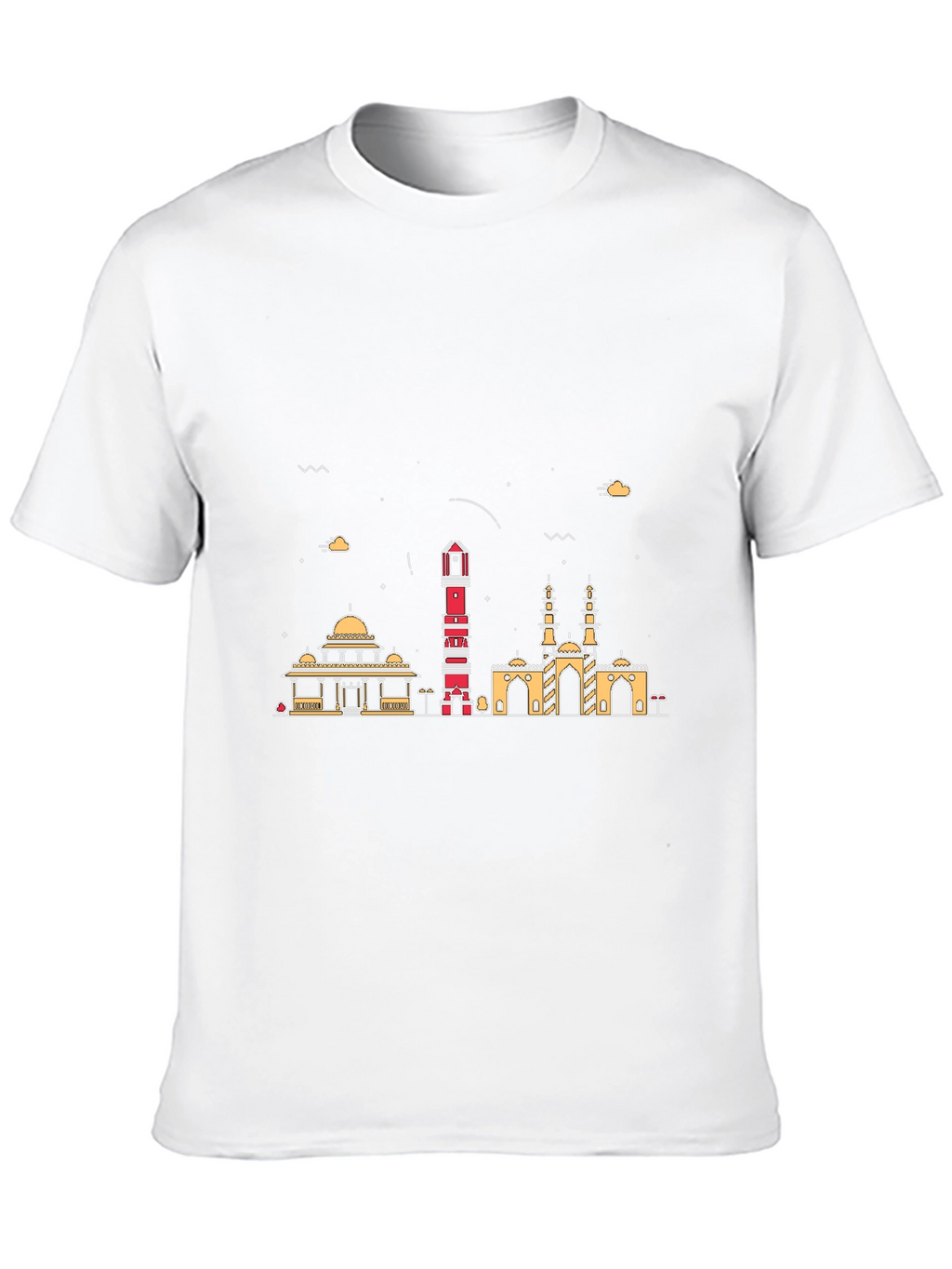 Cityscape Graphic Tee - Black Urban Style