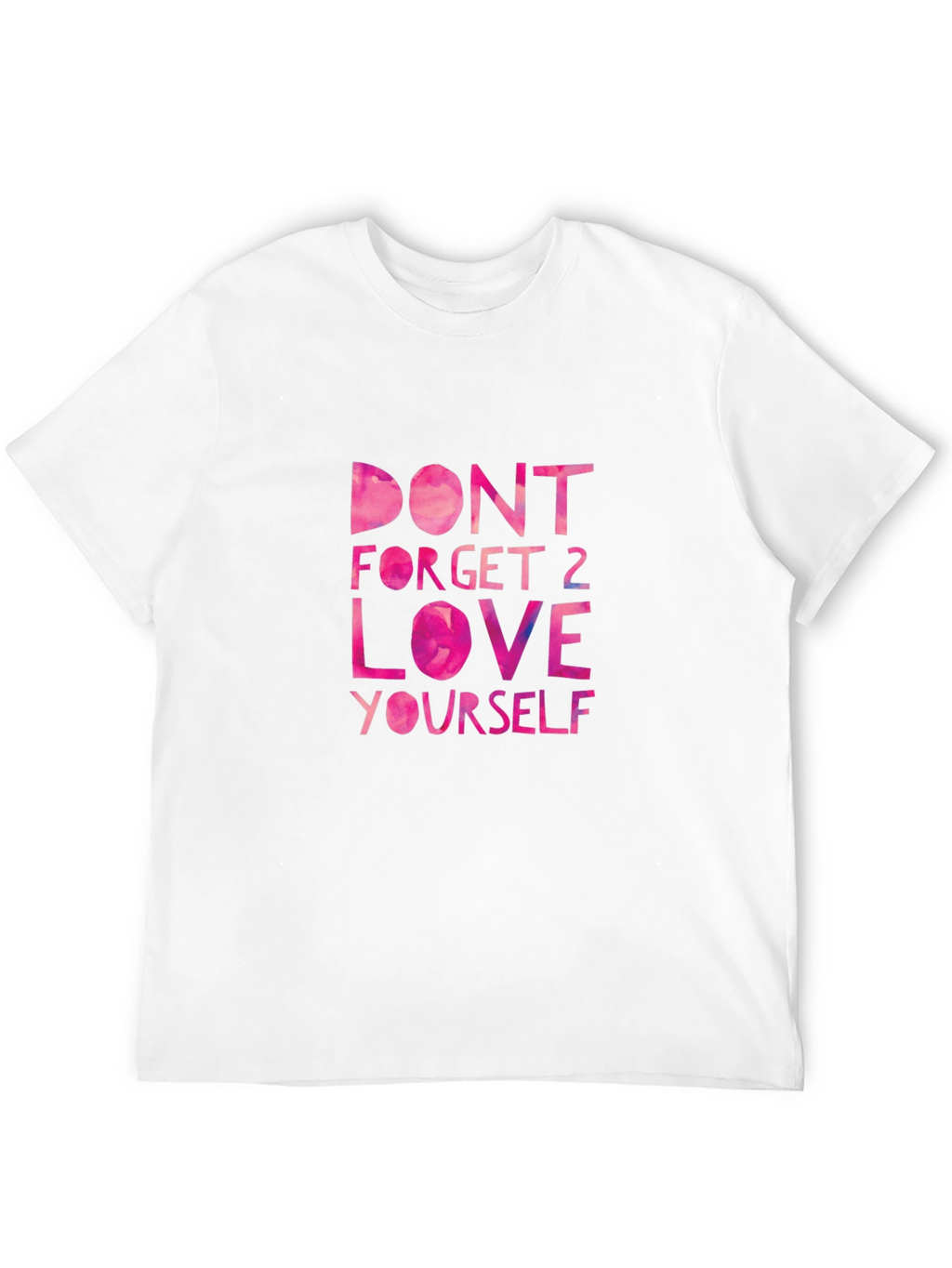 Black T-Shirt - Motivational Love Yourself Graphic