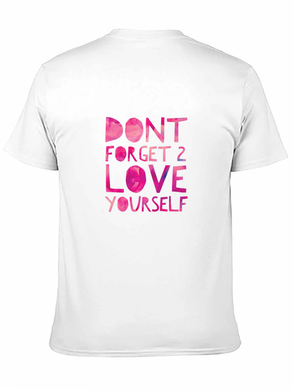 Black T-Shirt - Motivational Love Yourself Graphic