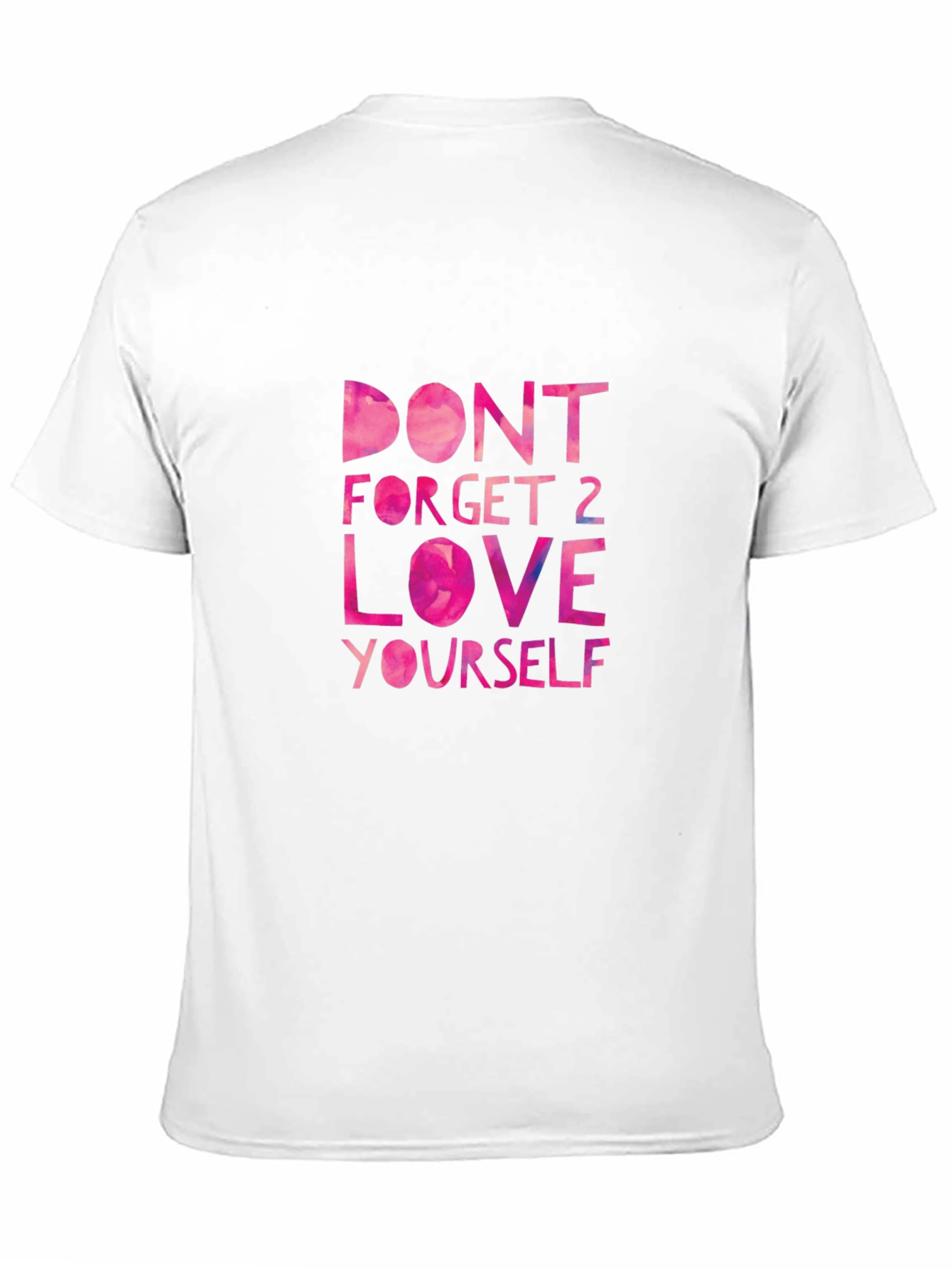 Black T-Shirt - Motivational Love Yourself Graphic