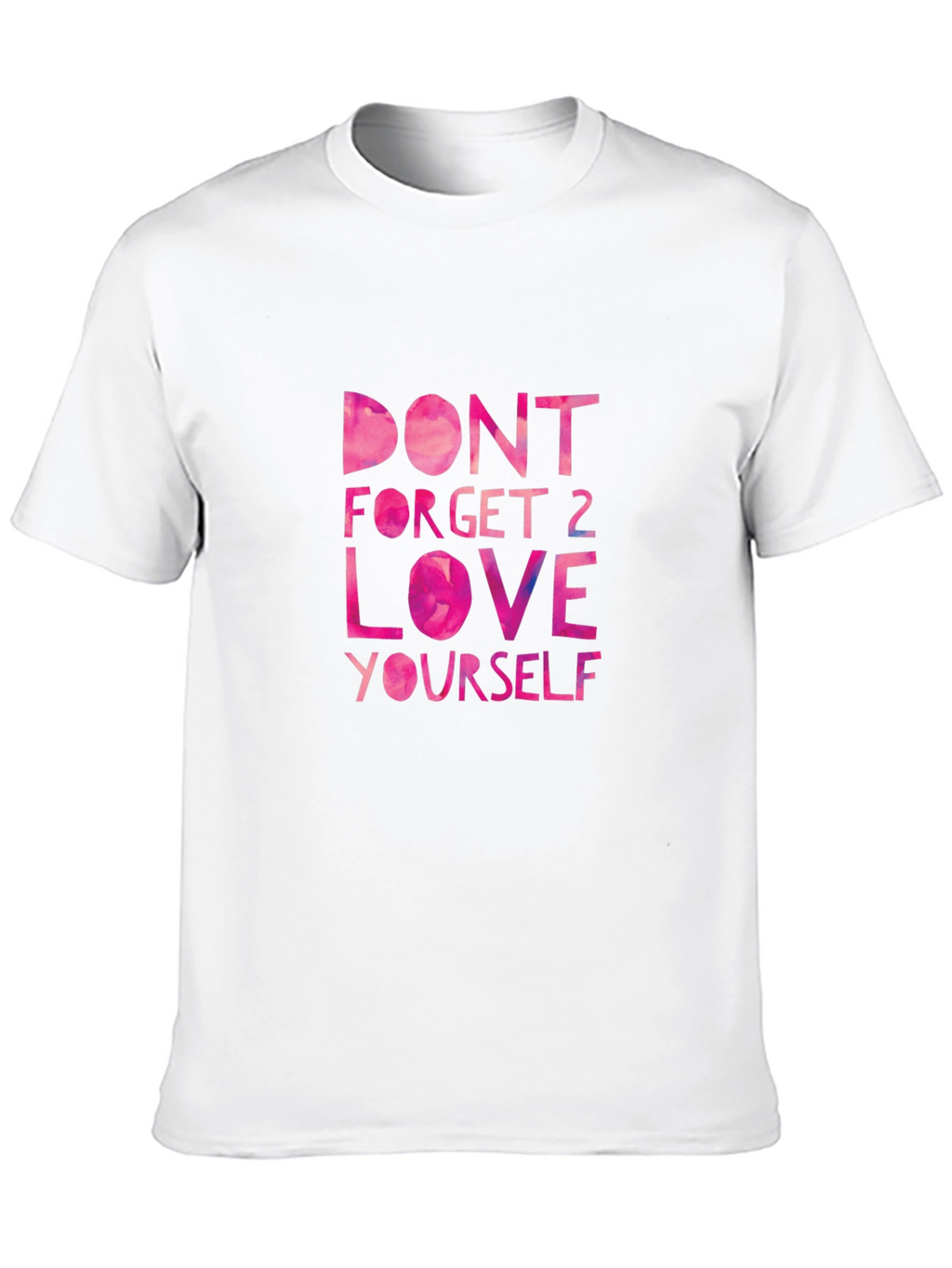 Black T-Shirt - Motivational Love Yourself Graphic