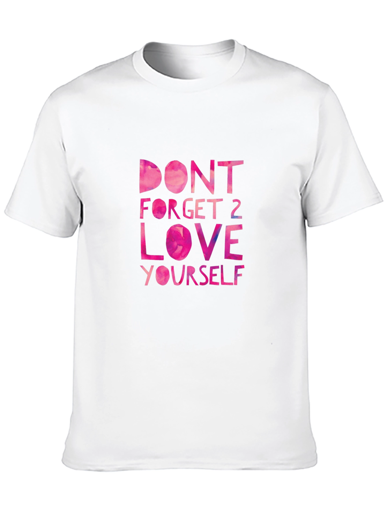Black T-Shirt - Motivational Love Yourself Graphic