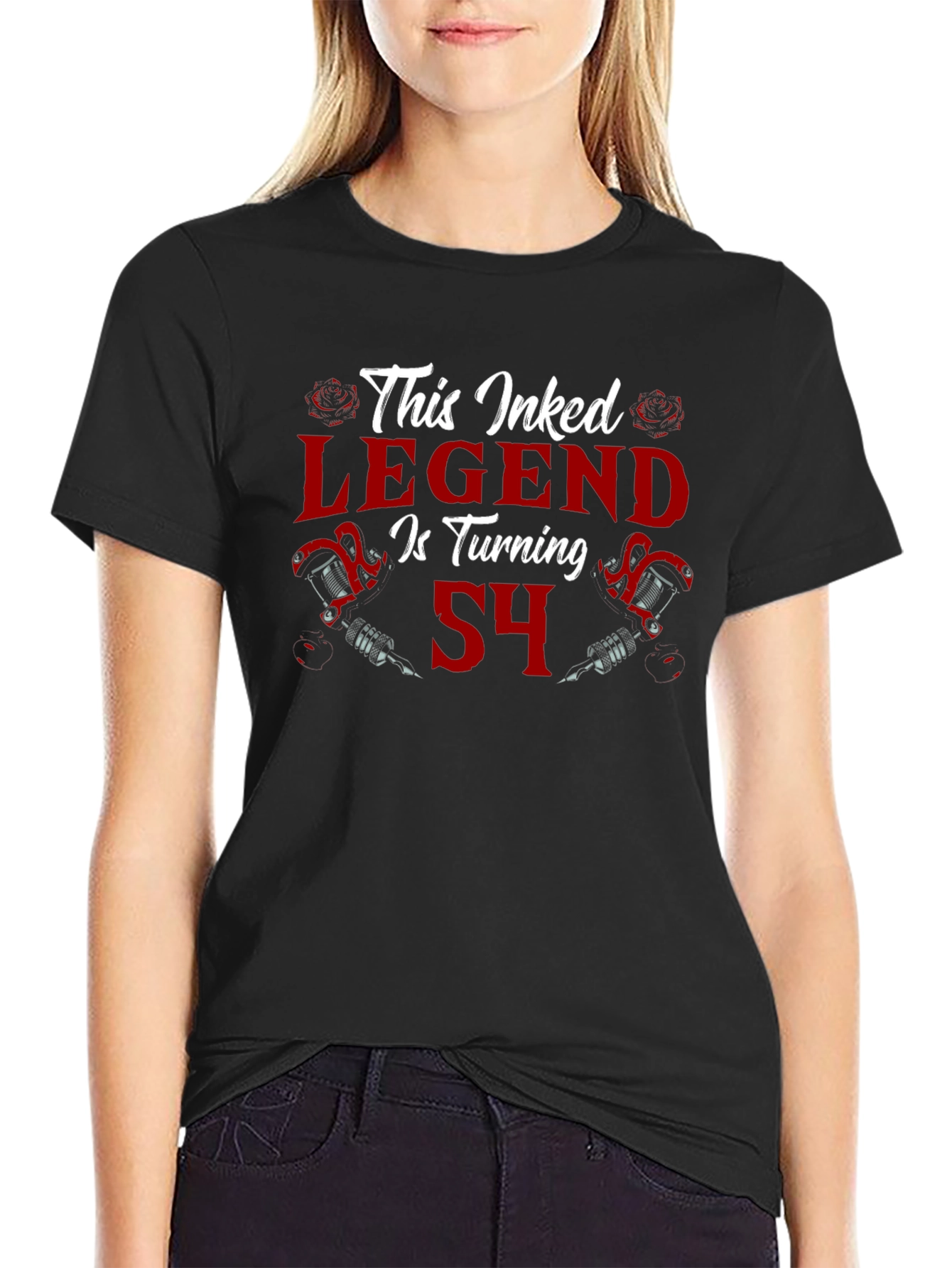 Inked Legend Turning 54 Tattoo T-Shirt