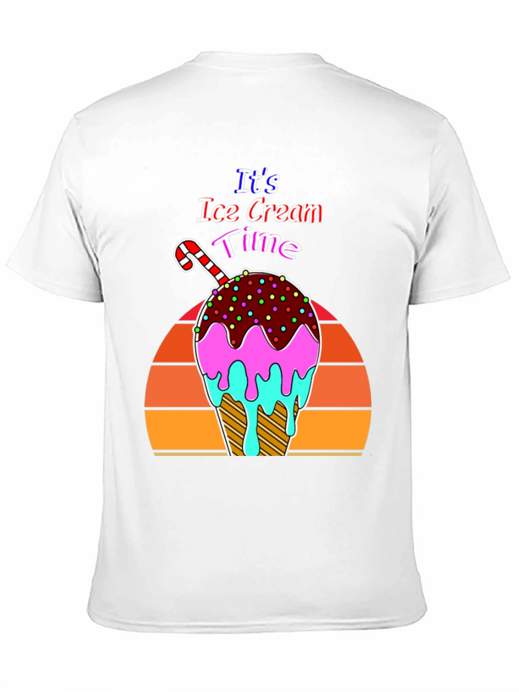 Its Ice Cream Time Retro T-Shirt
