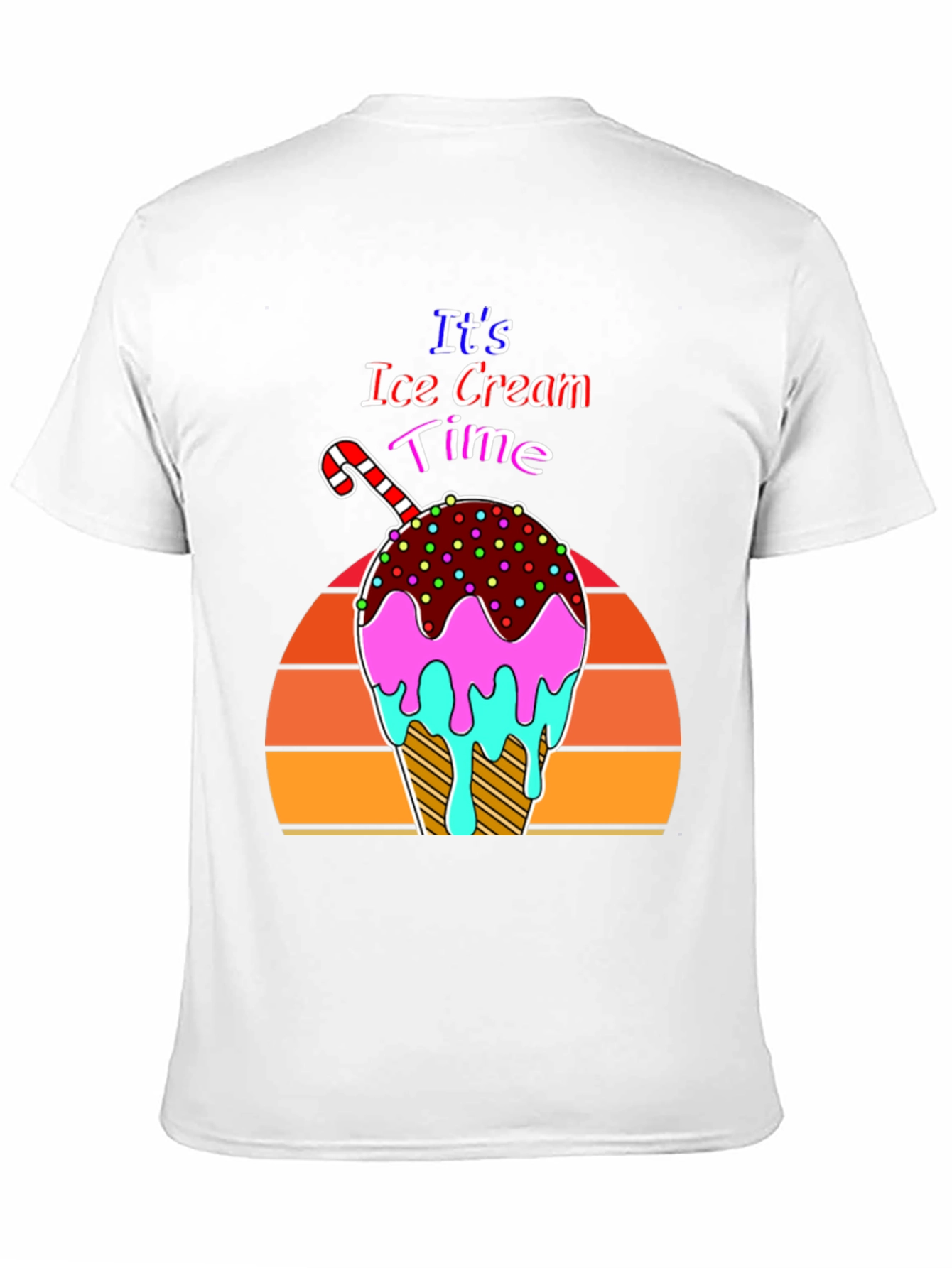 Its Ice Cream Time Retro T-Shirt