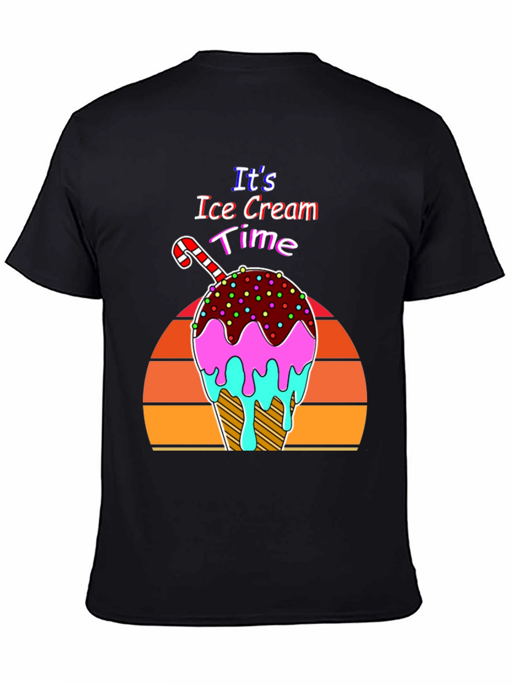 Its Ice Cream Time Retro T-Shirt
