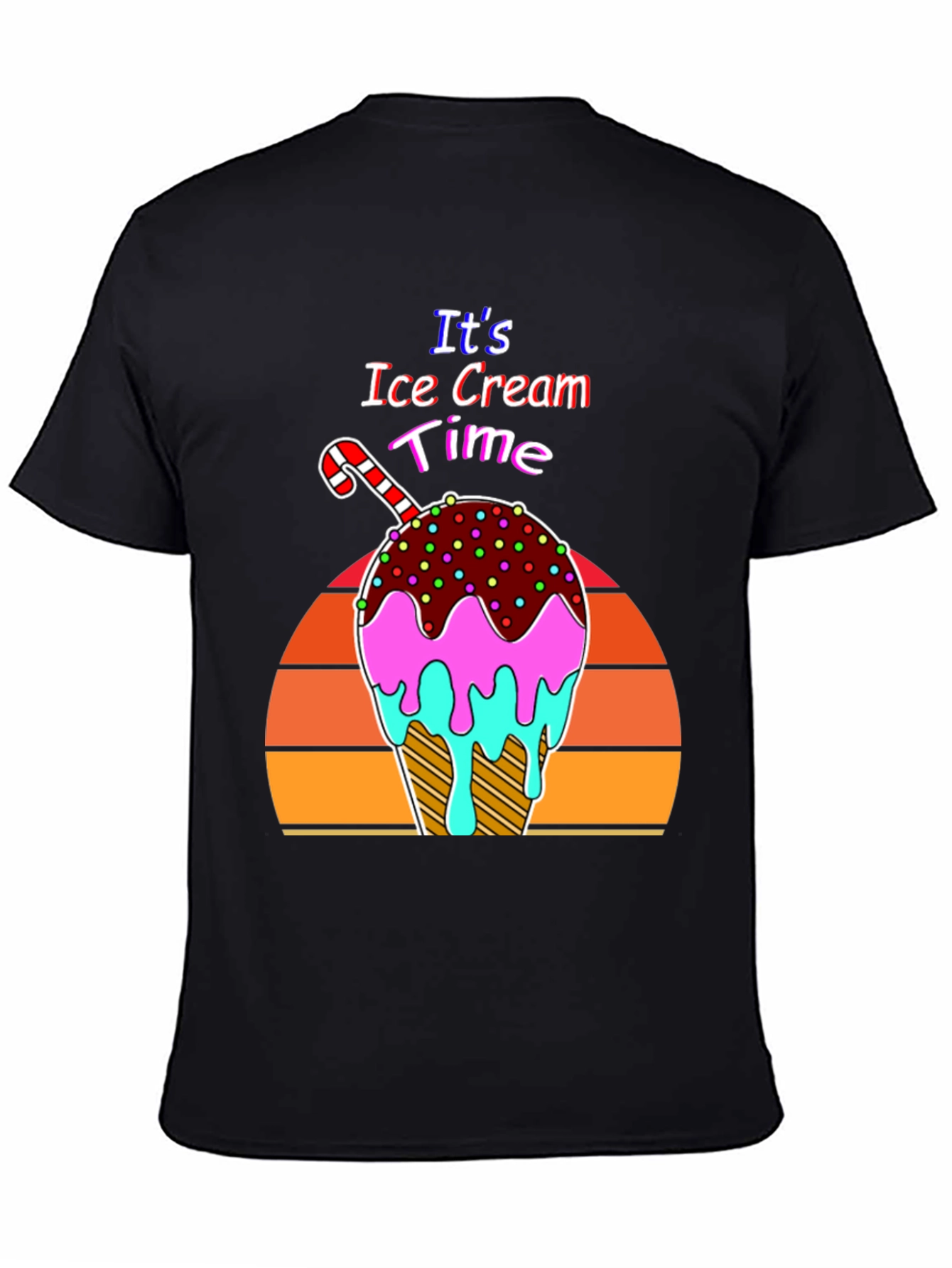 Its Ice Cream Time Retro T-Shirt