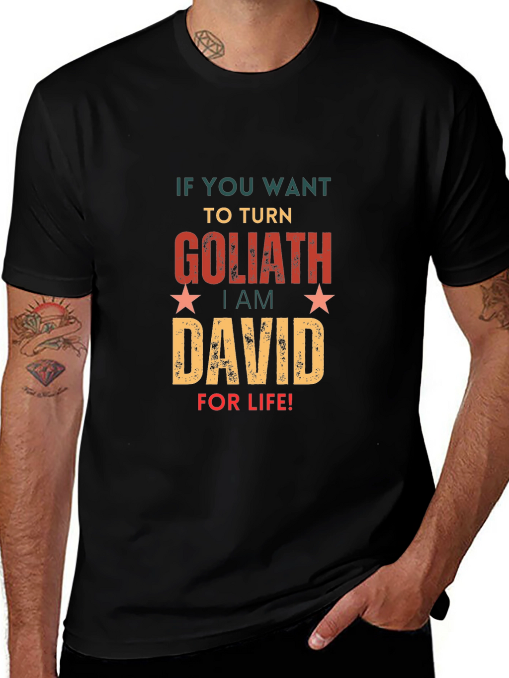 Goliath David T-Shirt - Graphic Tee