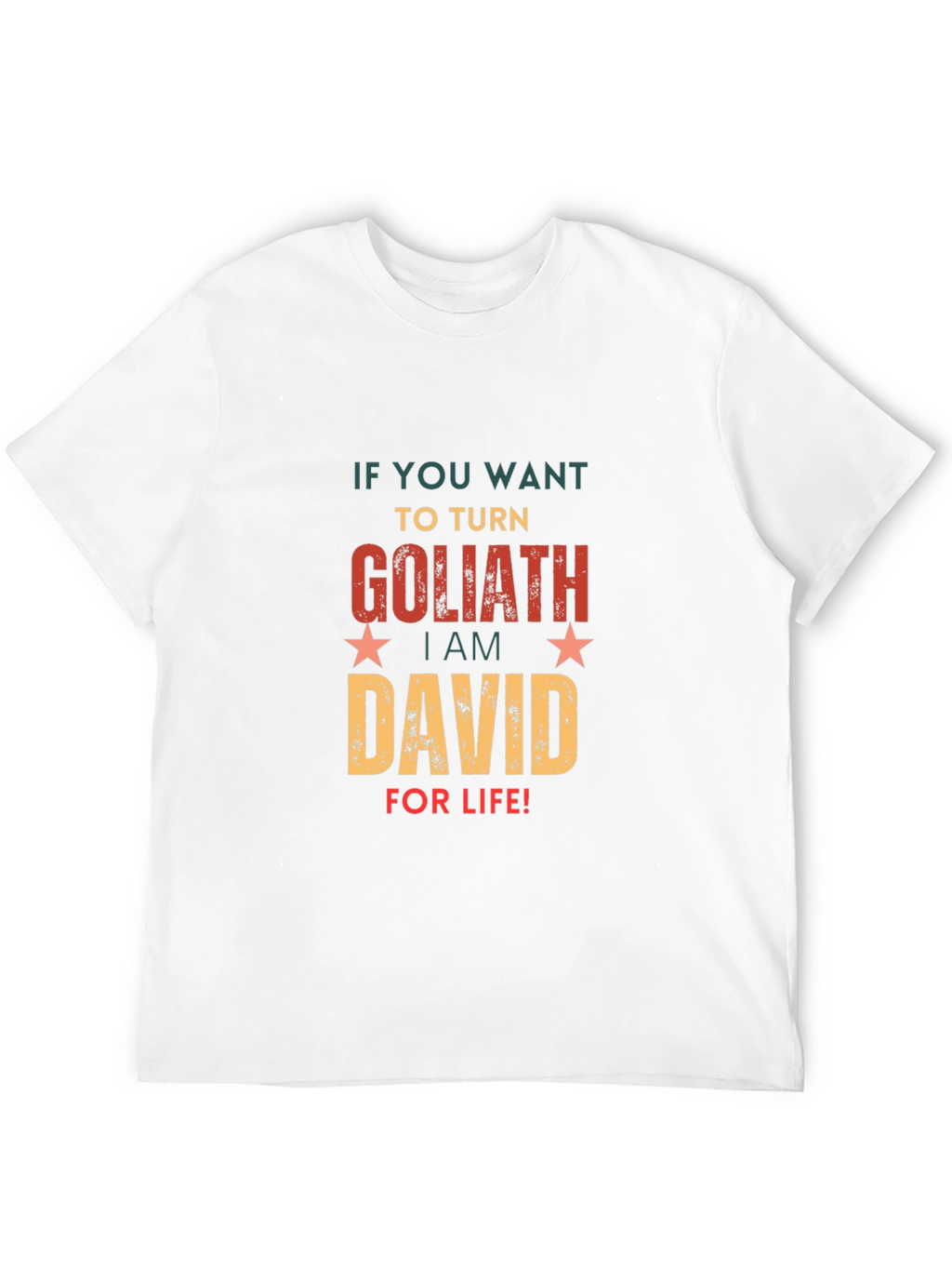 Goliath David T-Shirt - Graphic Tee
