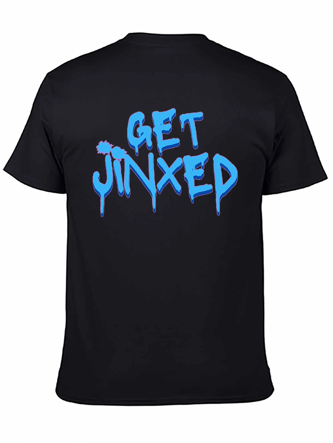 Get Jinxed Black Graphic Tee - Casual Streetwear