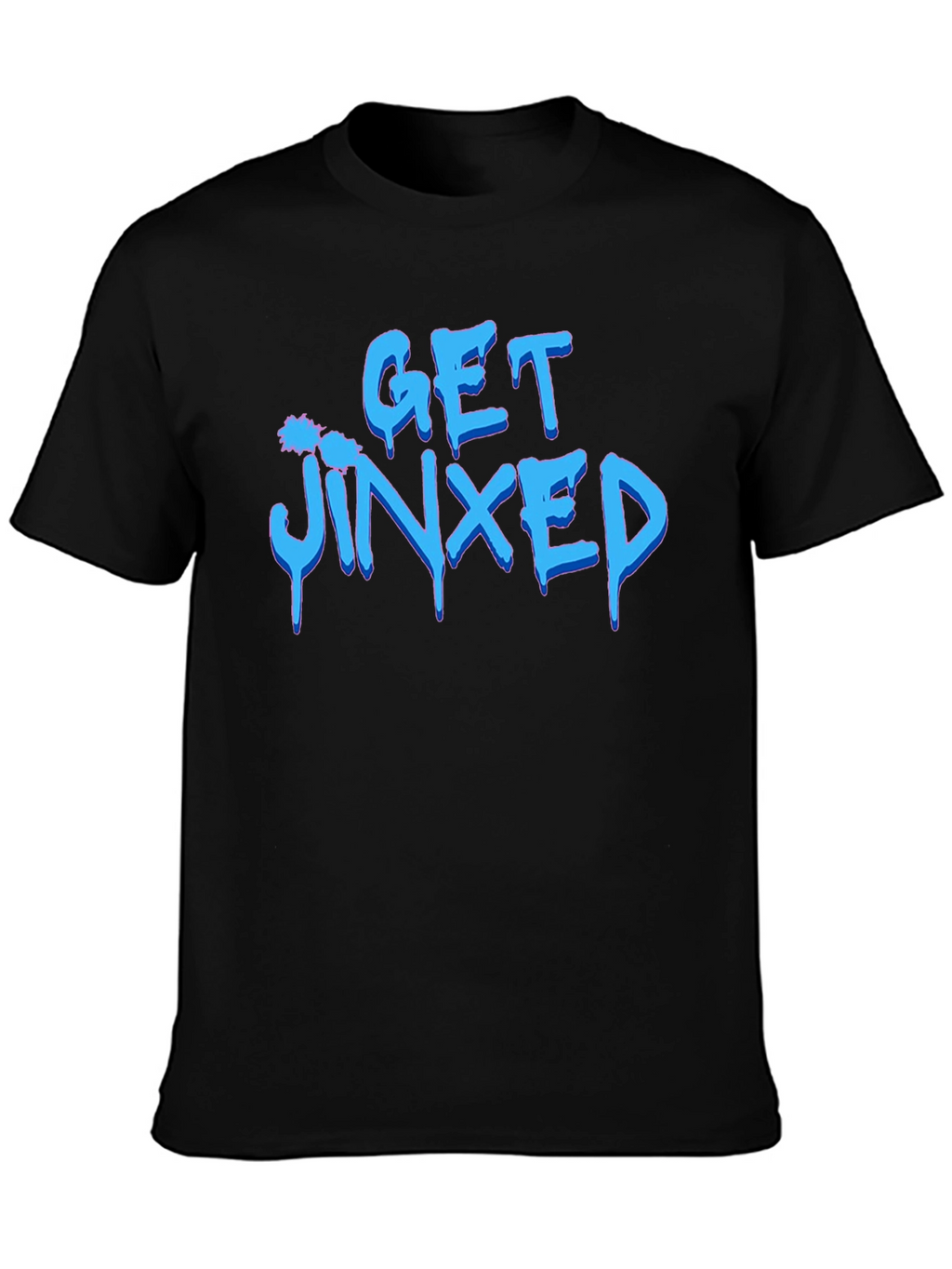 Get Jinxed Black Graphic Tee - Casual Streetwear