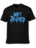 Get Jinxed Black Graphic Tee - Casual Streetwear