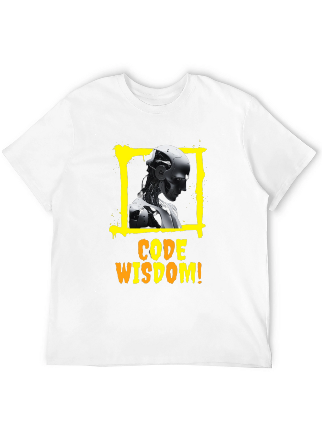 Code Wisdom T-Shirt: AI Robot Graphic Tee