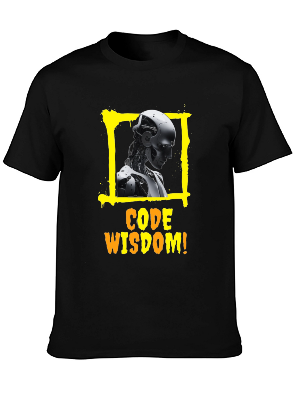 Code Wisdom T-Shirt: AI Robot Graphic Tee