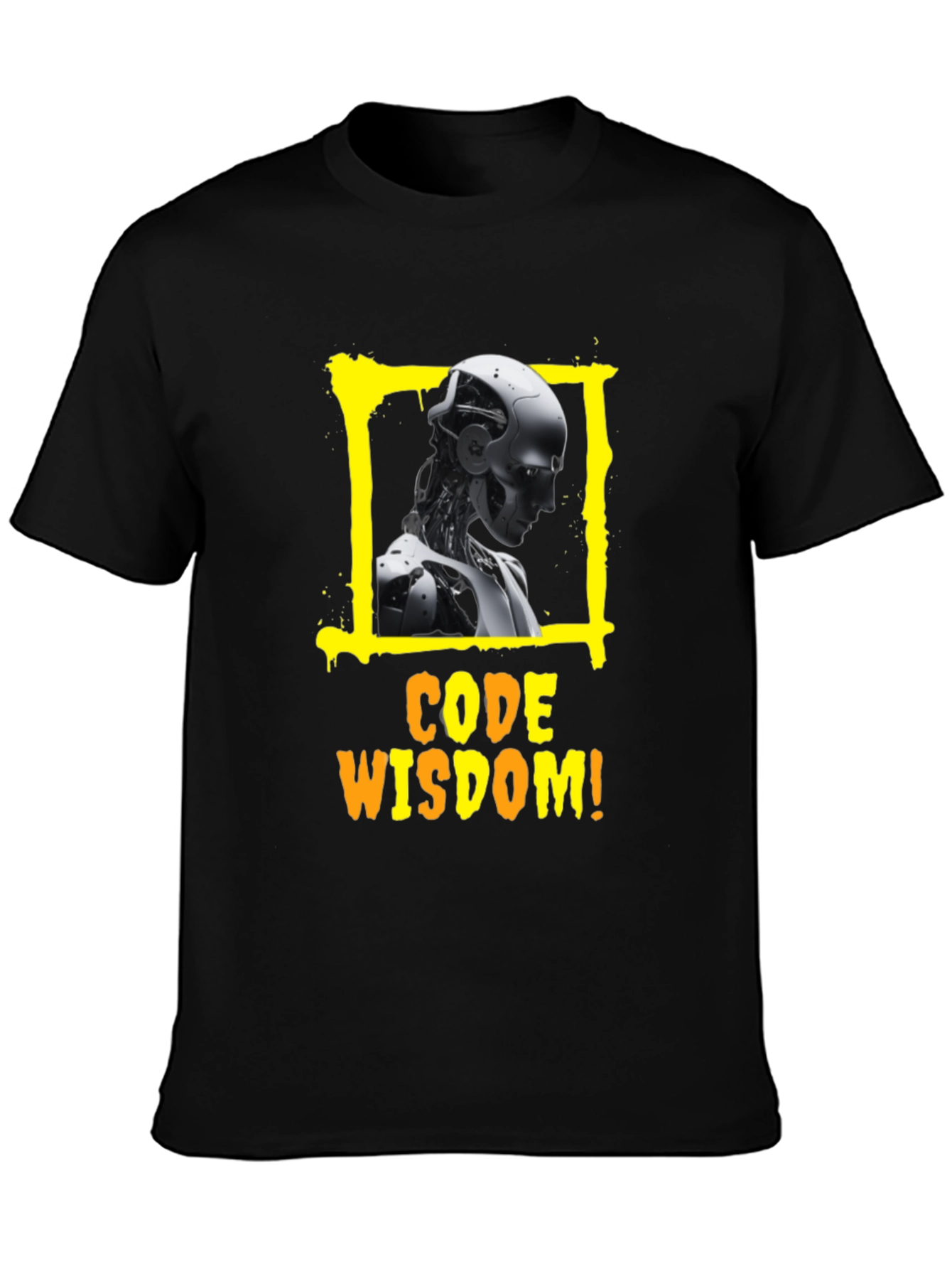 Code Wisdom T-Shirt: AI Robot Graphic Tee