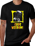 Code Wisdom T-Shirt: AI Robot Graphic Tee