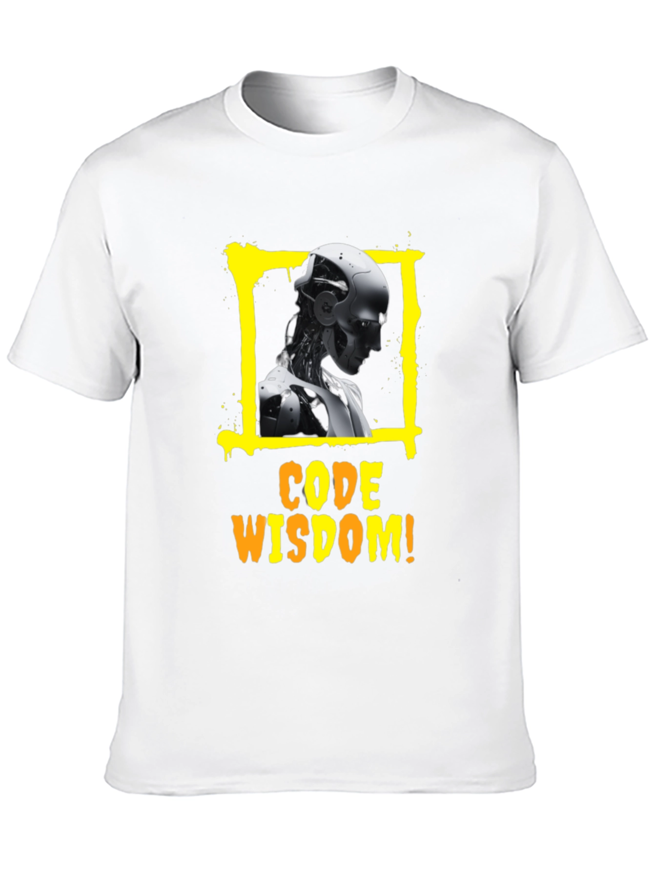 Code Wisdom T-Shirt: AI Robot Graphic Tee