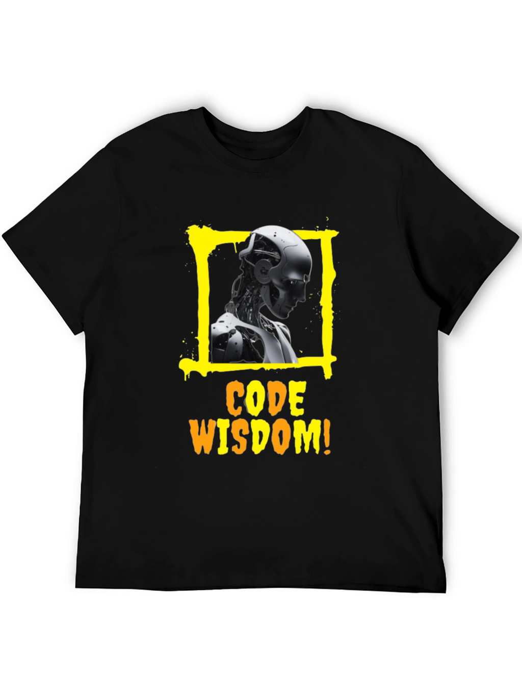 Code Wisdom T-Shirt: AI Robot Graphic Tee