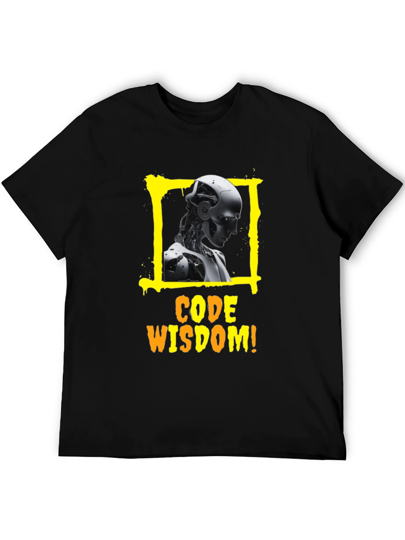 Code Wisdom T-Shirt: AI Robot Graphic Tee
