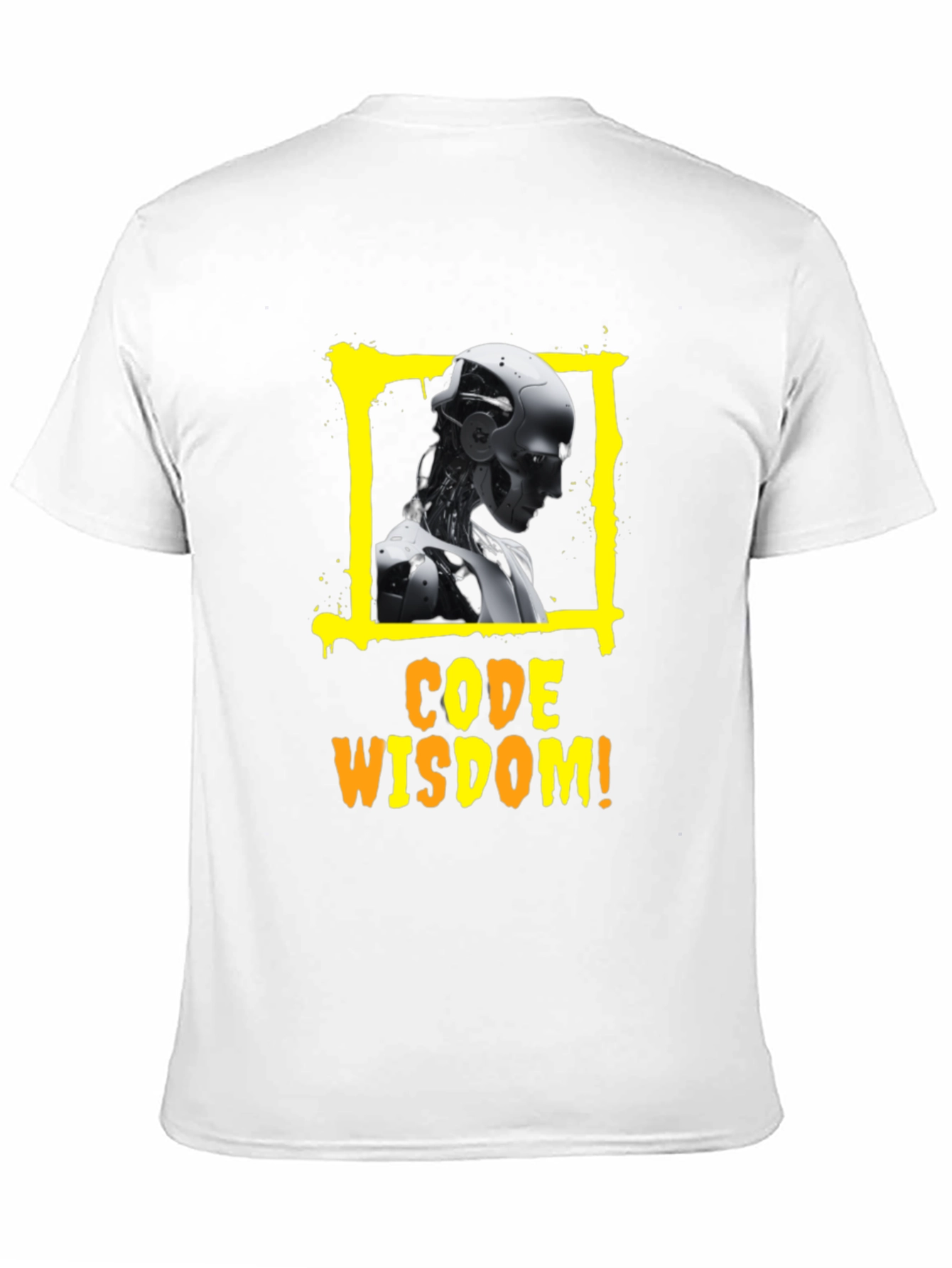 Code Wisdom T-Shirt: AI Robot Graphic Tee