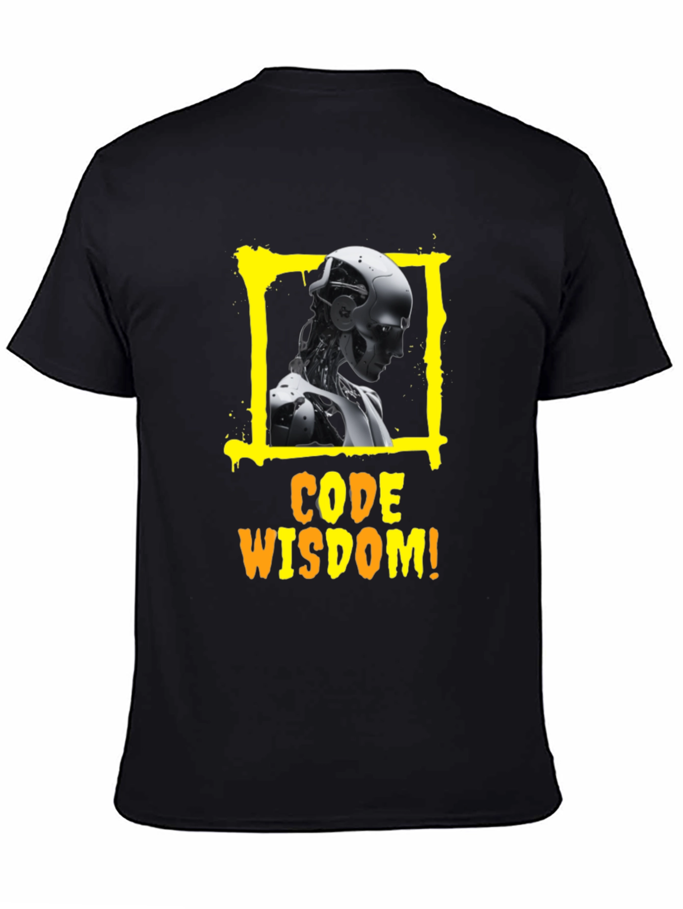 Code Wisdom T-Shirt: AI Robot Graphic Tee