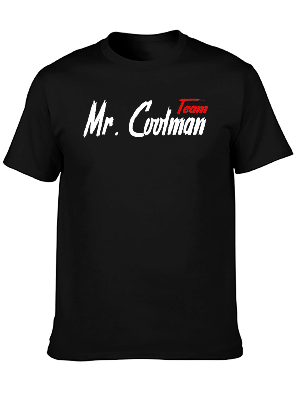 Mr. Coolman Team Black T-Shirt