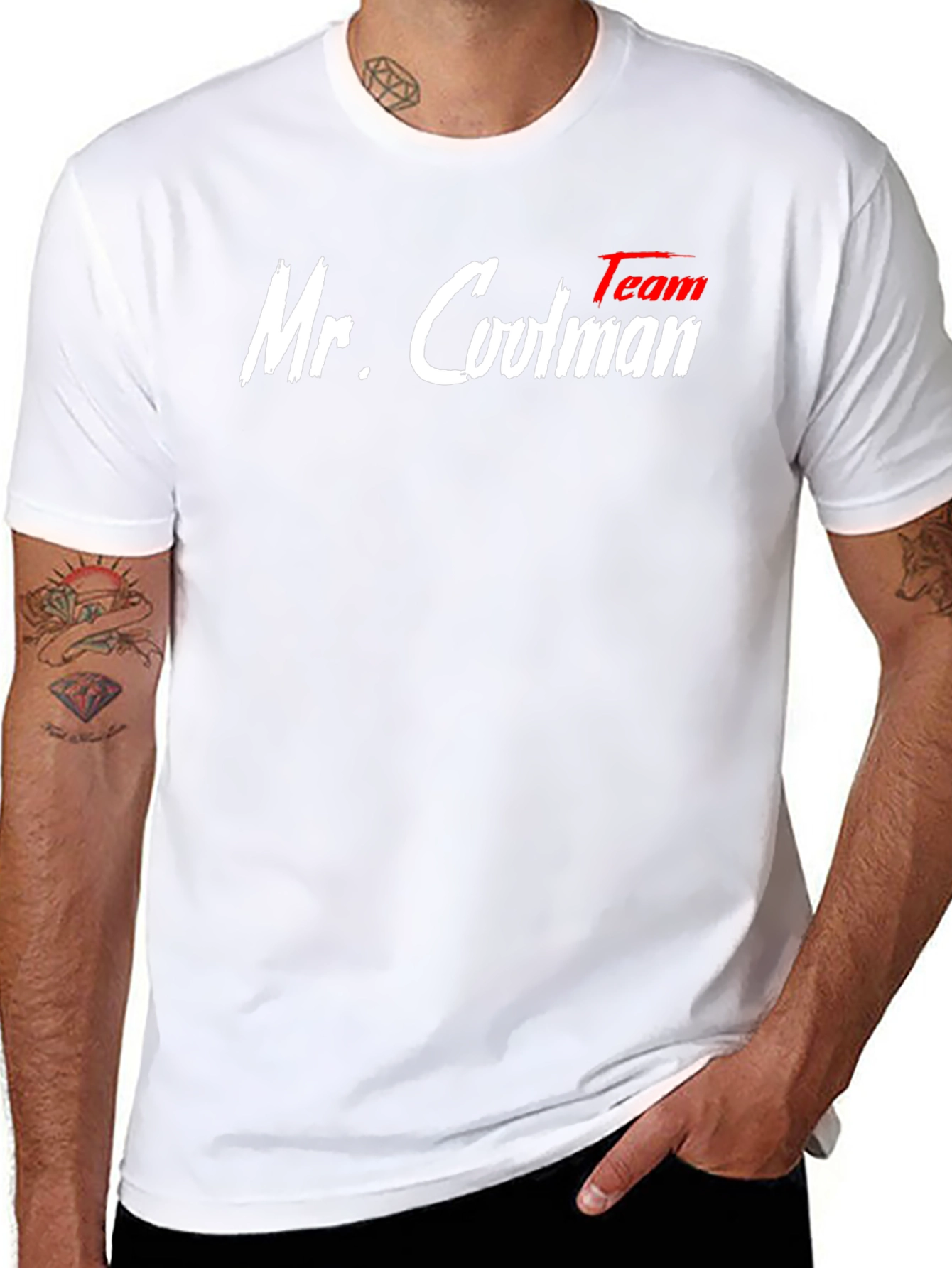 Mr. Coolman Team Black T-Shirt