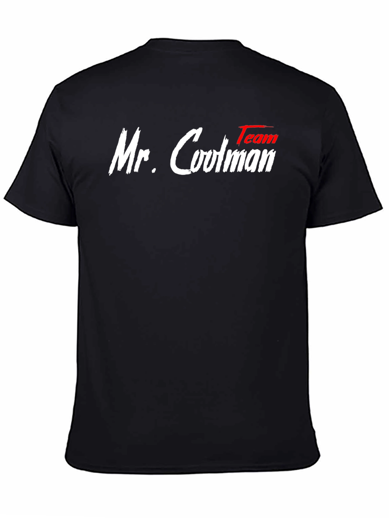 Mr. Coolman Team Black T-Shirt