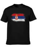 Serbian Flag Graphic Tee