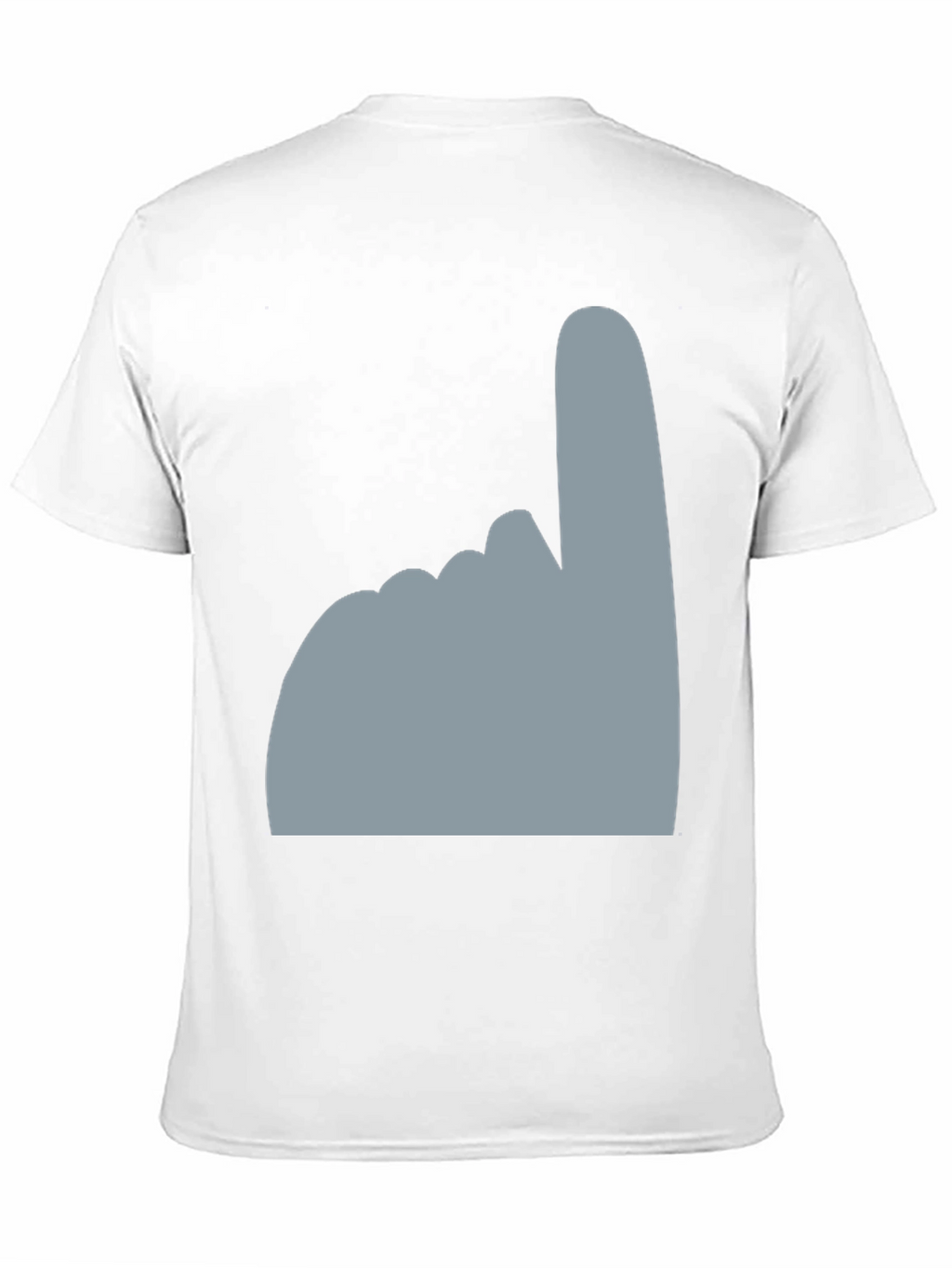 Novelty Number One Hand Black T-Shirt