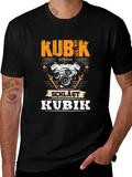 KUBIK t-shirt - Engine Design Tee - Black
