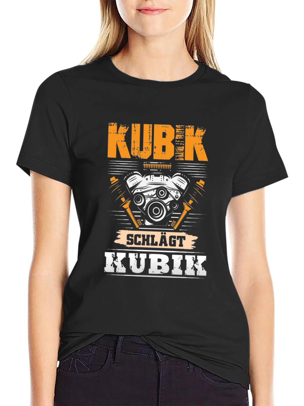KUBIK t-shirt - Engine Design Tee - Black