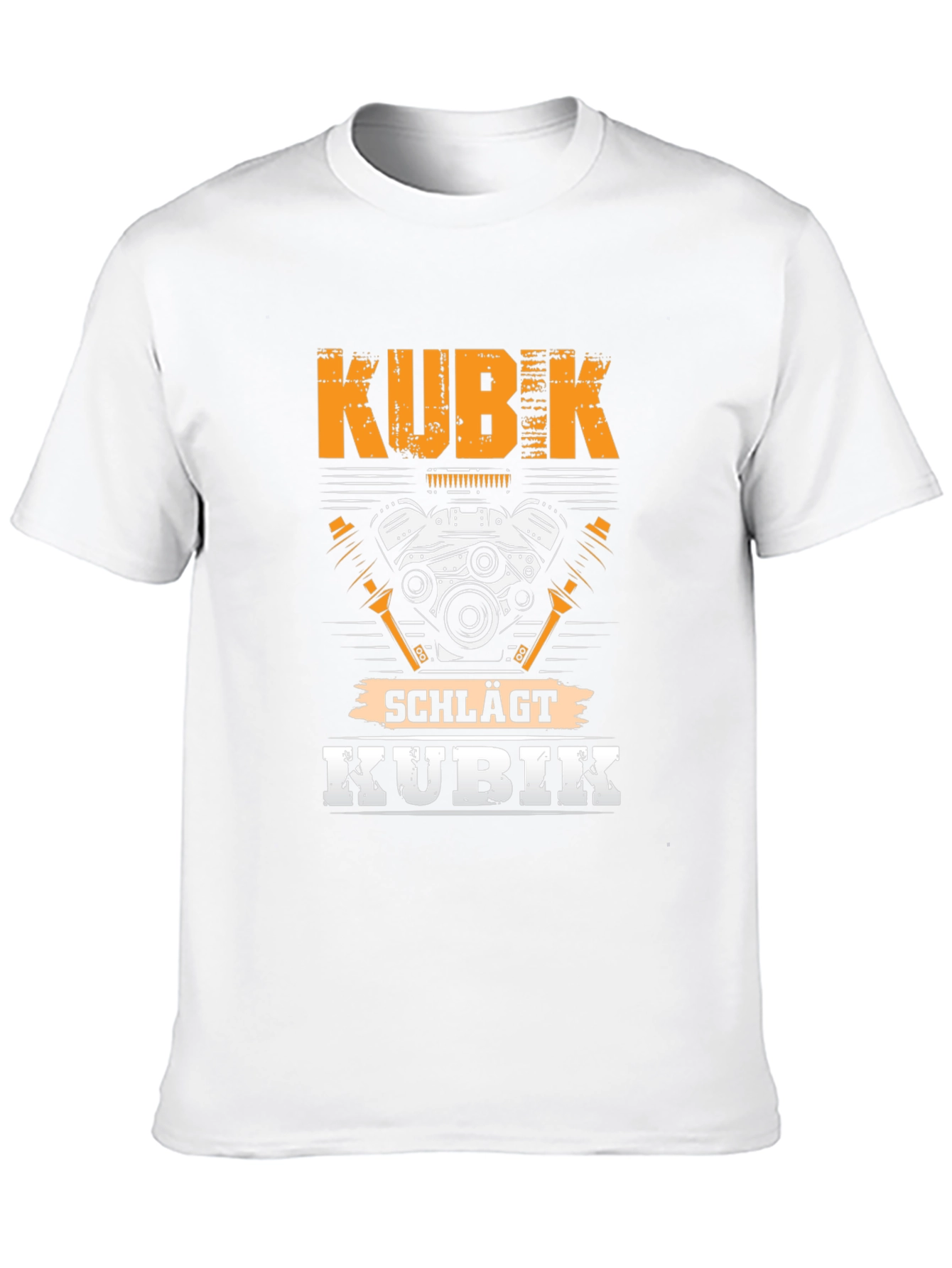 KUBIK t-shirt - Engine Design Tee - Black