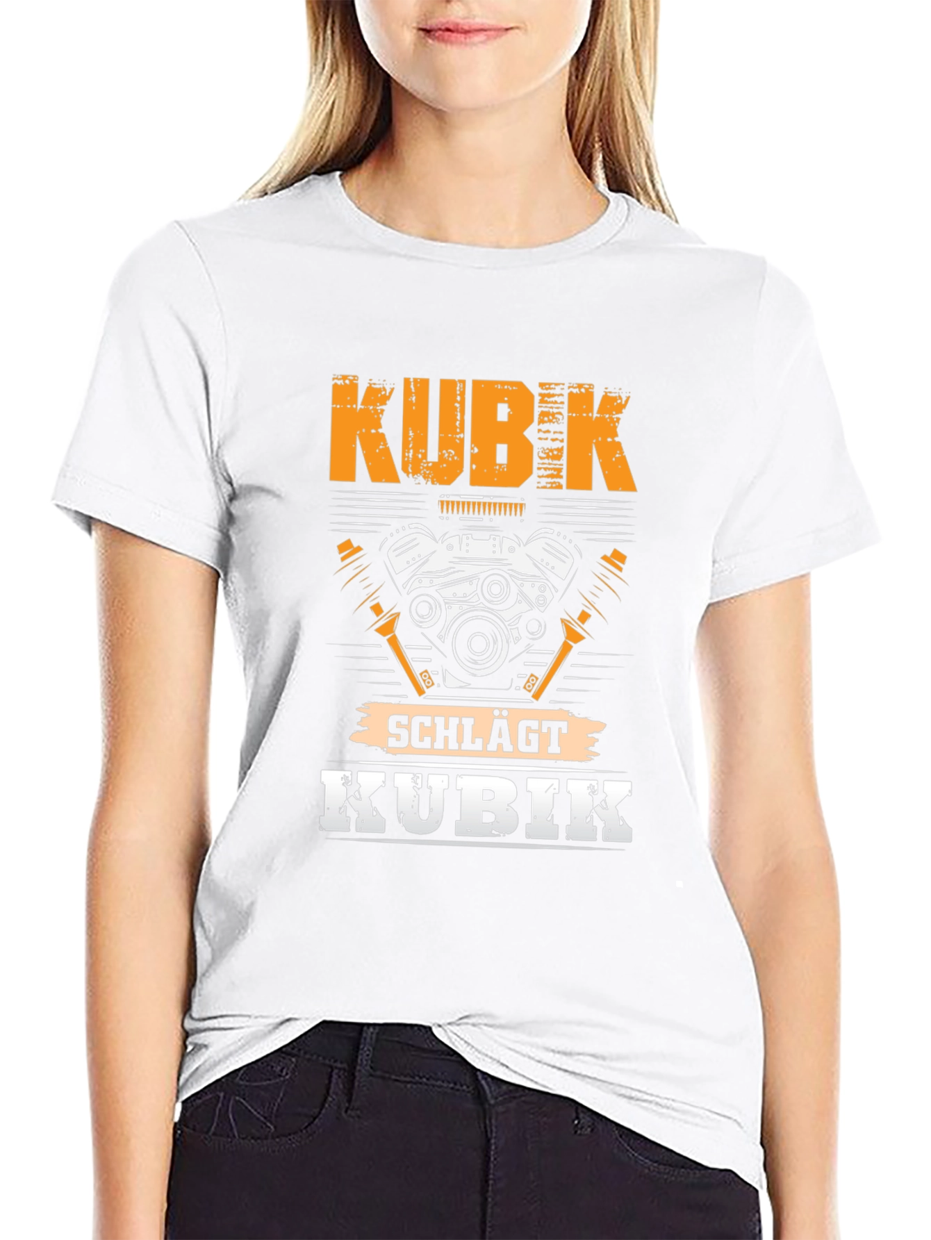 KUBIK t-shirt - Engine Design Tee - Black