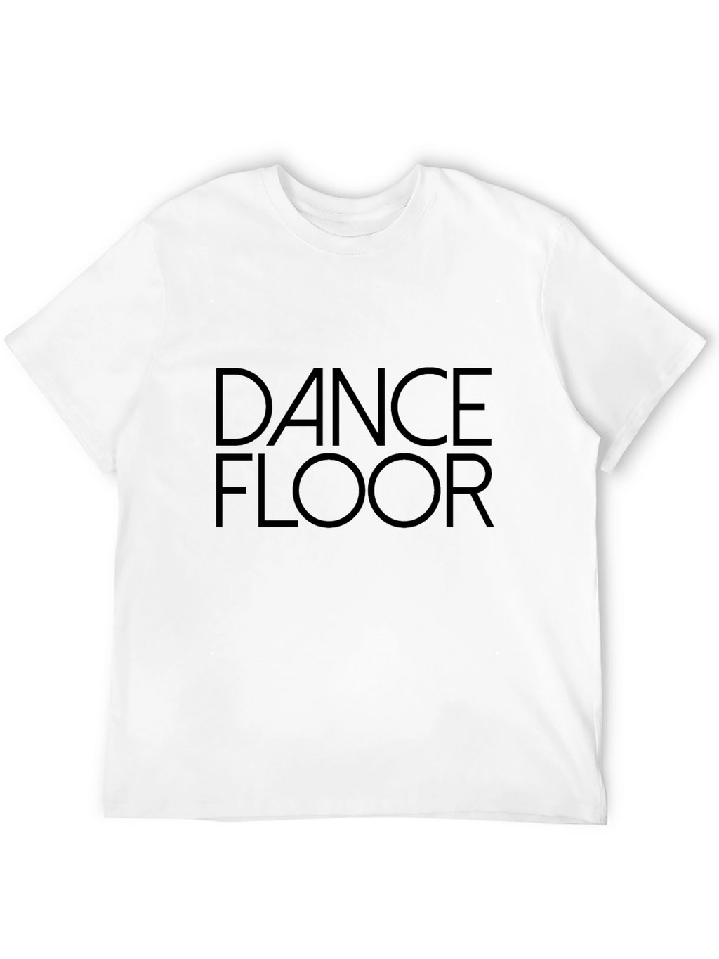 Dance Floor Black T-Shirt - Stylish Club Wear