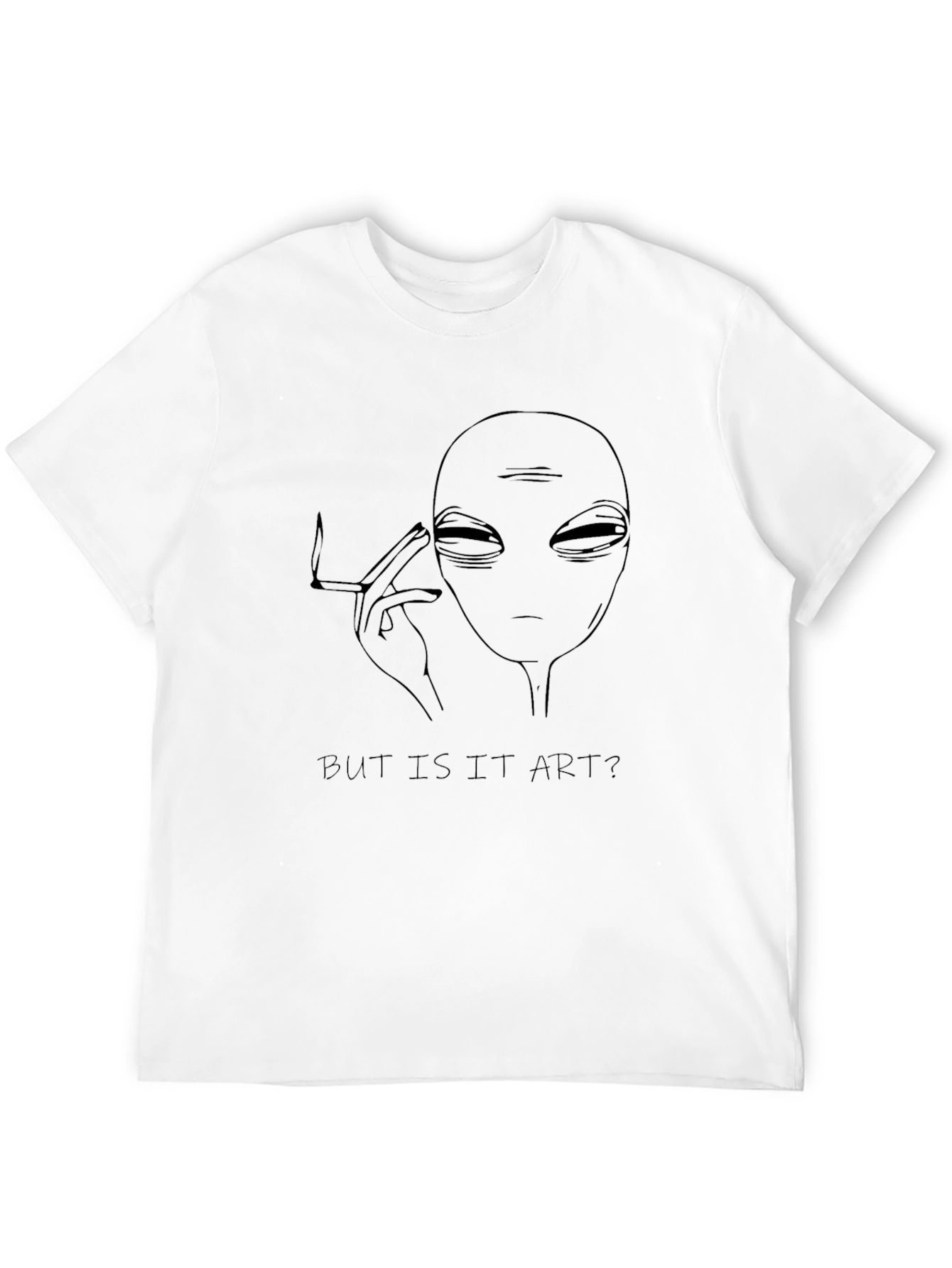 Alien Smoking But Is It Art? Graphic Tee