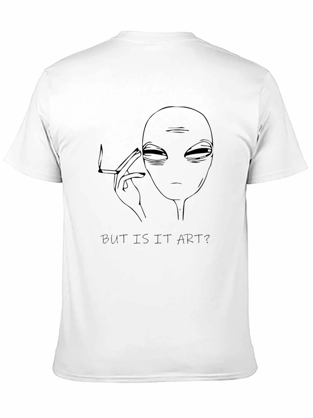 Alien Smoking But Is It Art? Graphic Tee