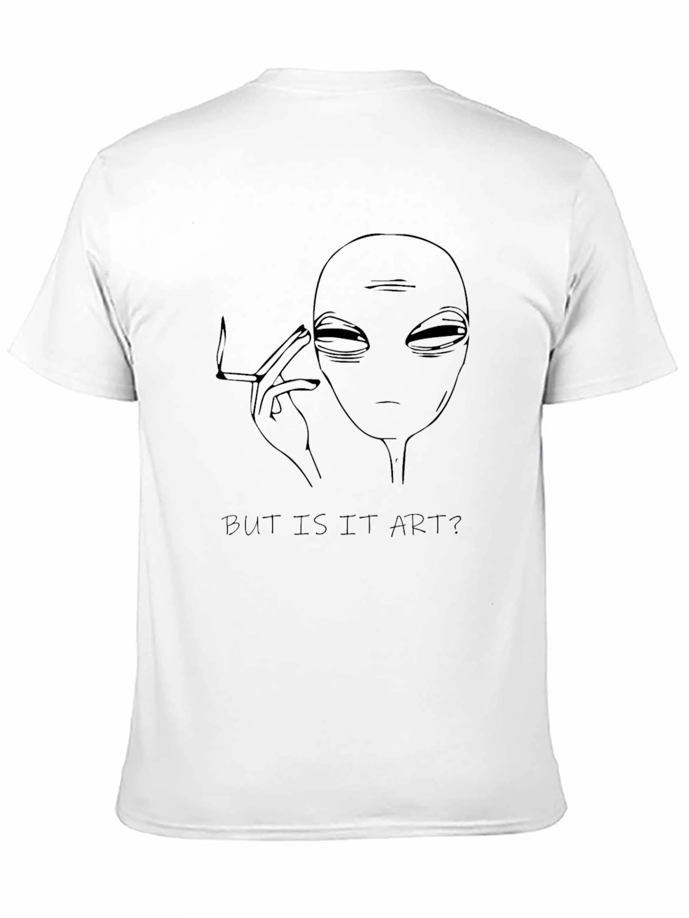 Alien Smoking But Is It Art? Graphic Tee