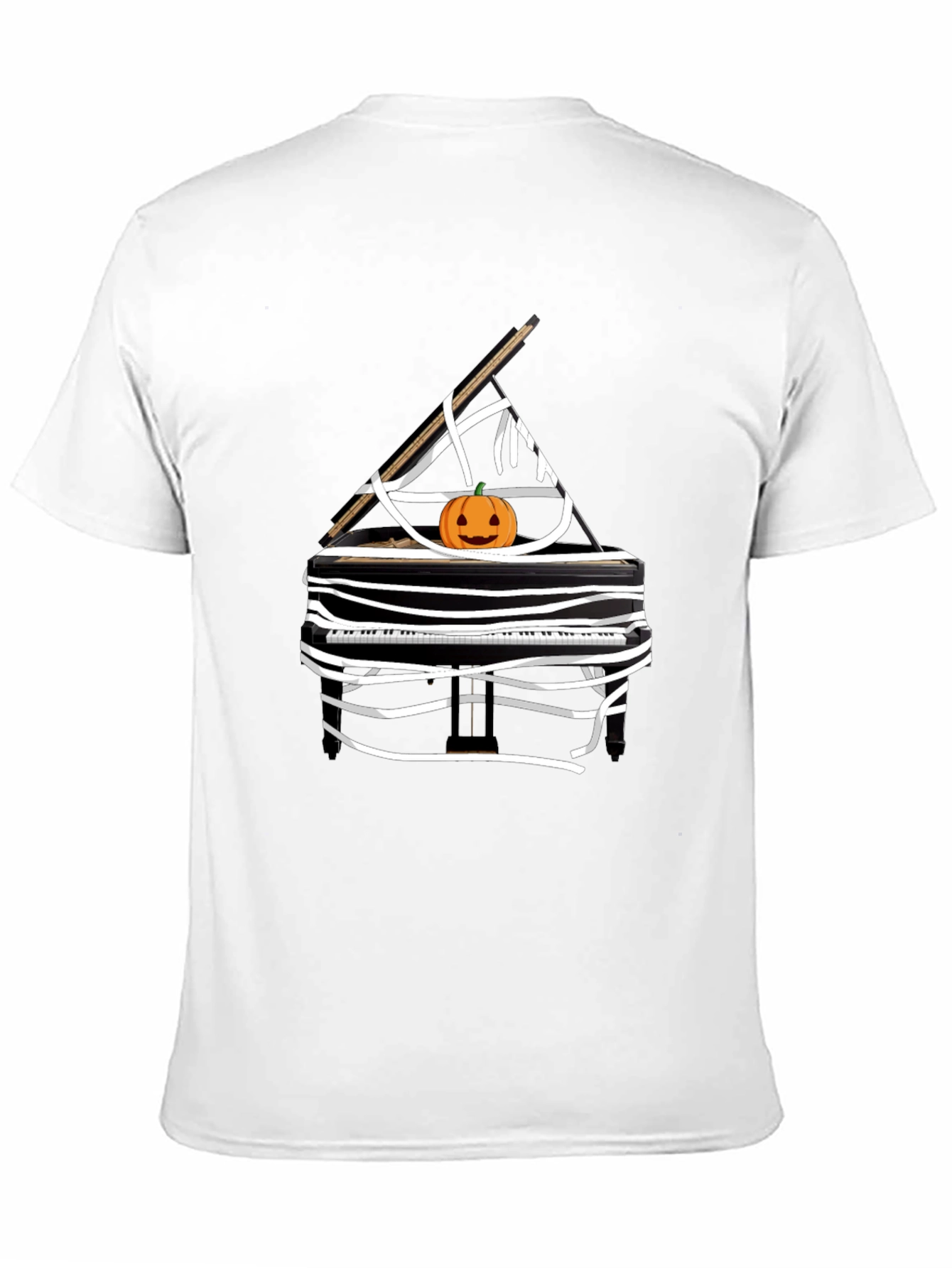 Halloween Mummy Piano T-Shirt
