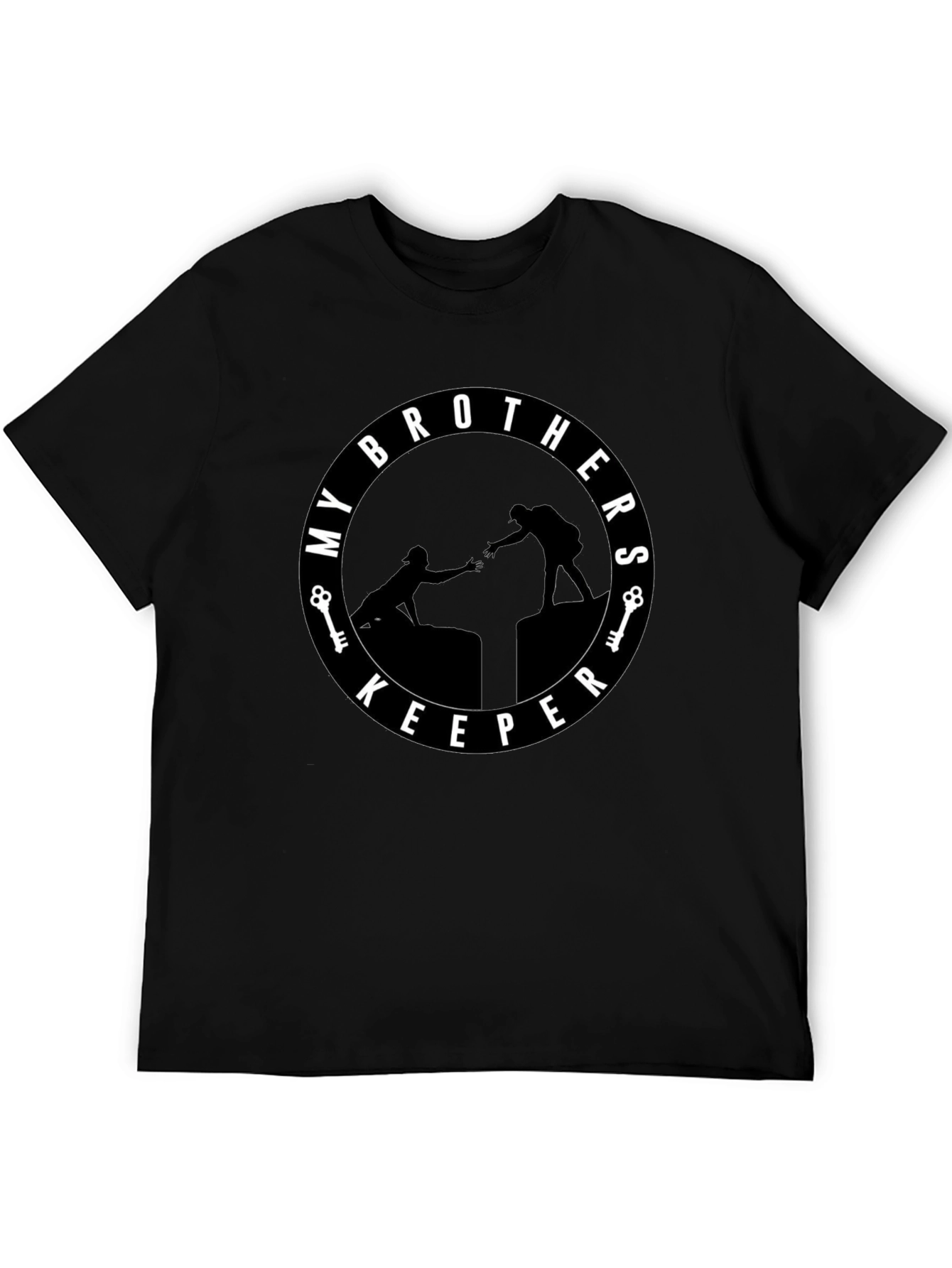 My Brothers Keeper Black Graphic Tee