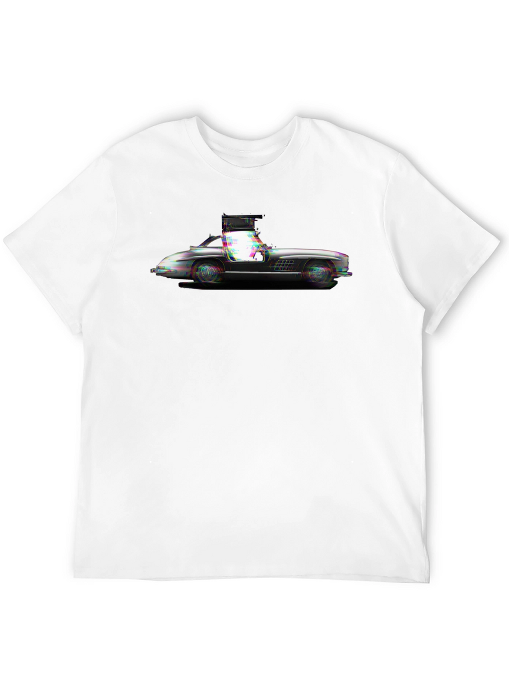 Sleek Car Graphic Tee - Black