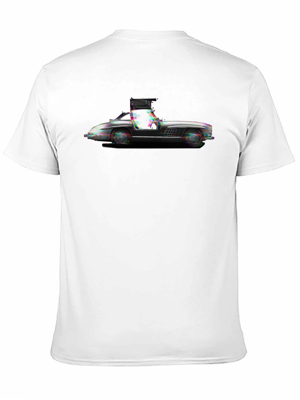 Sleek Car Graphic Tee - Black