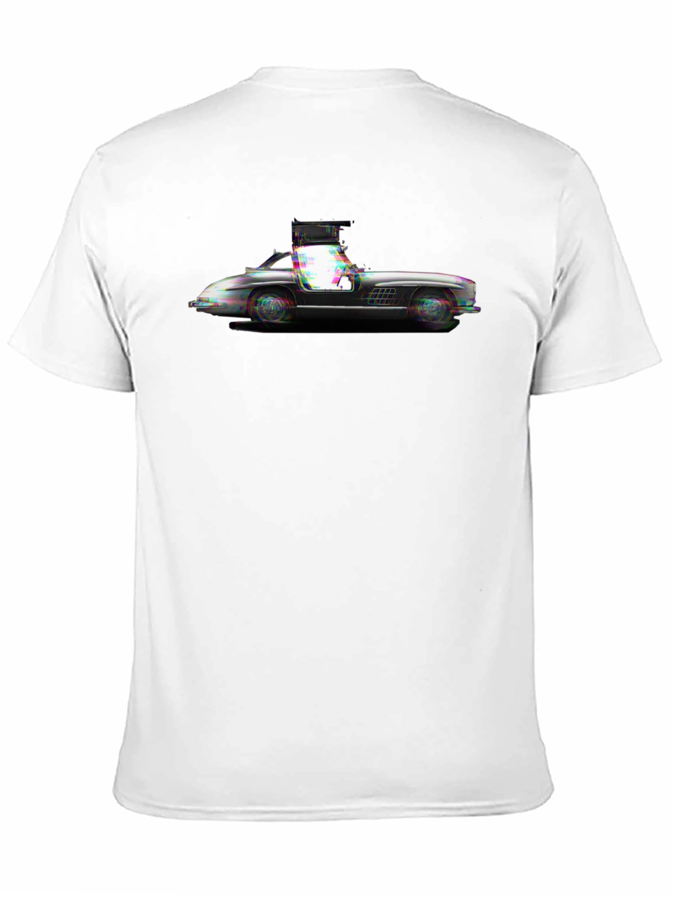 Sleek Car Graphic Tee - Black