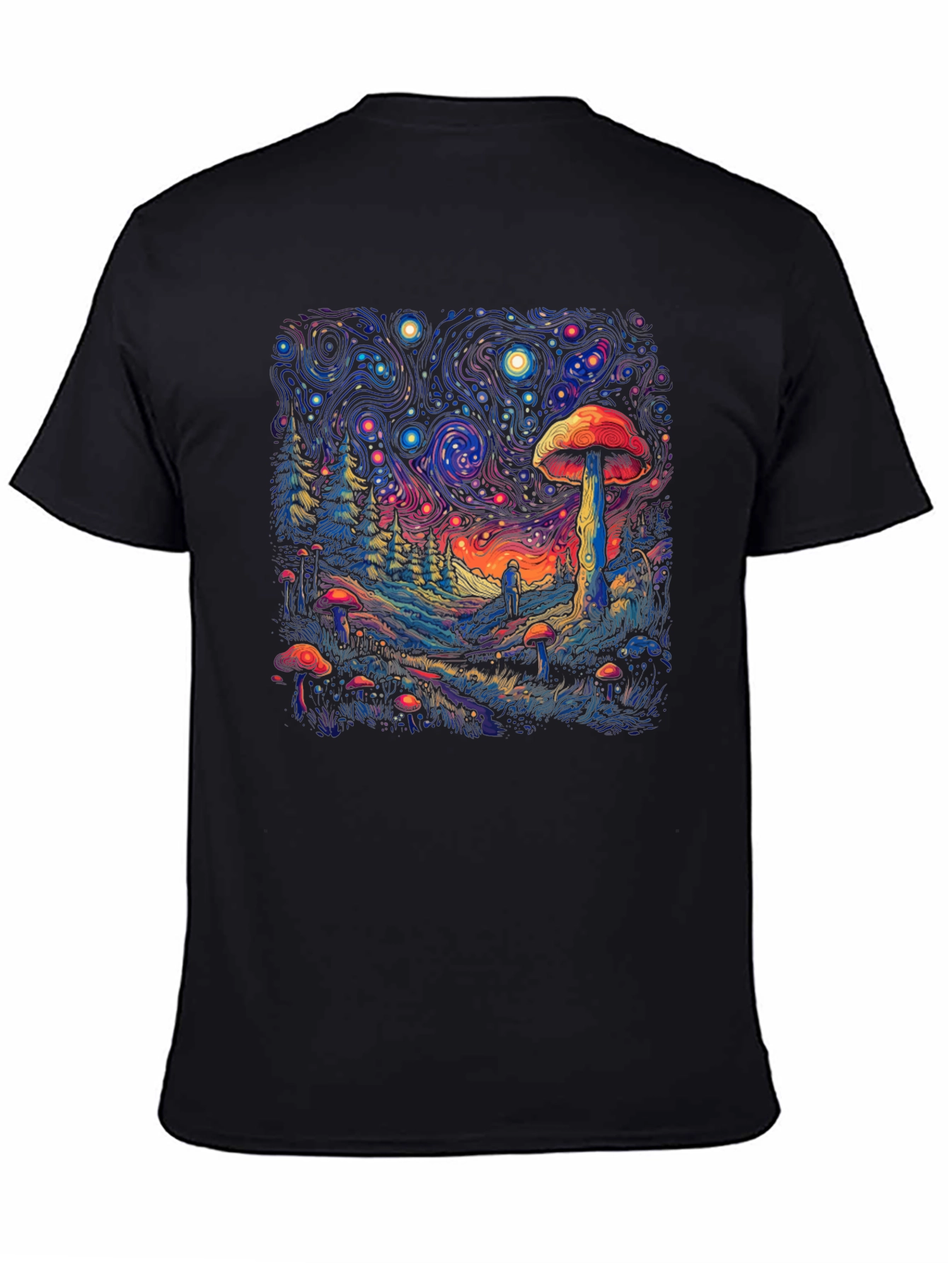 Trippy Mushroom Forest T-Shirt