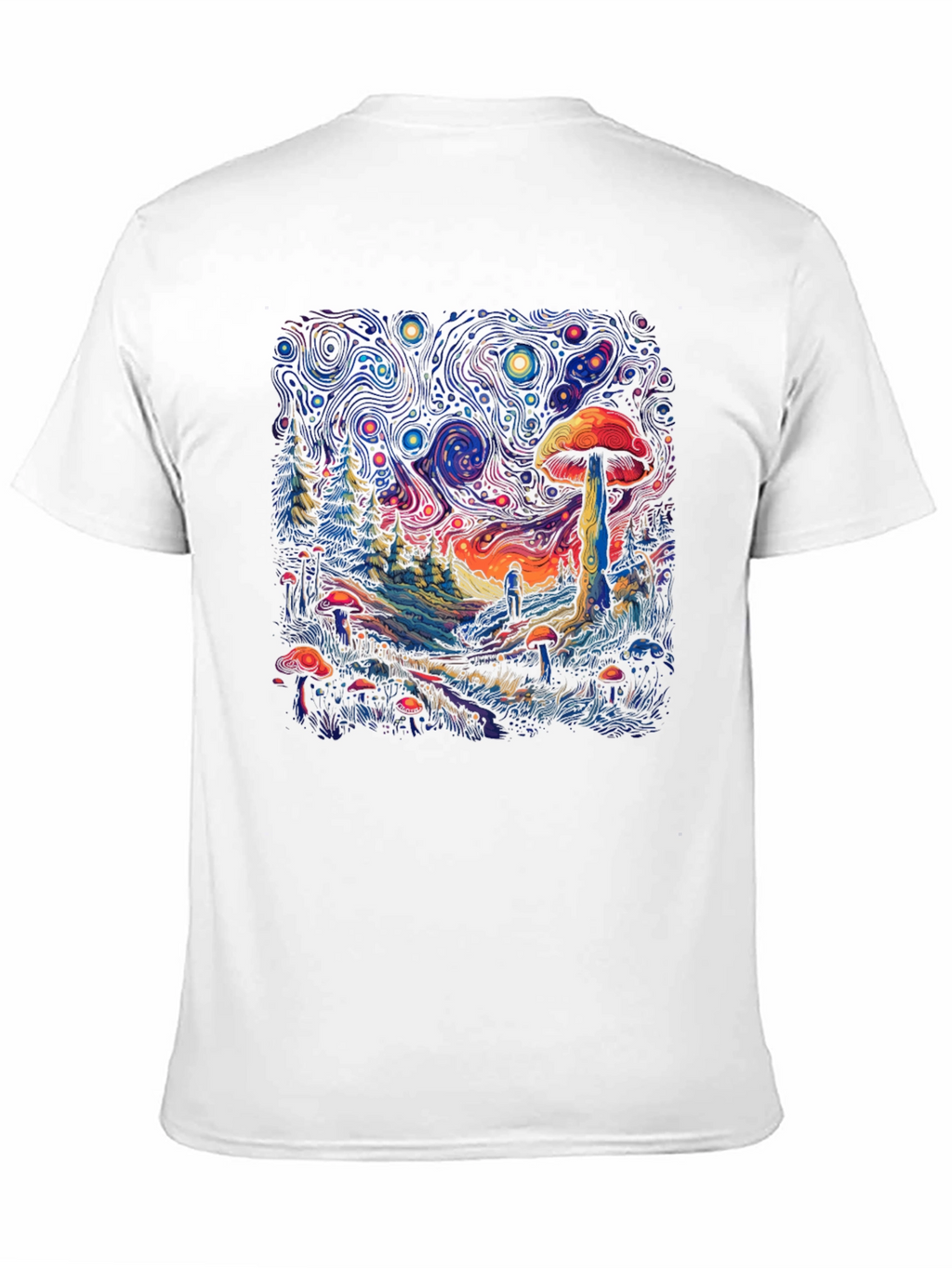 Trippy Mushroom Forest T-Shirt